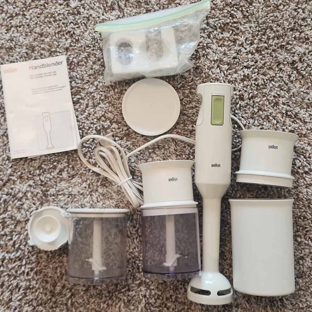 Braun vintage Handblender and accessories
